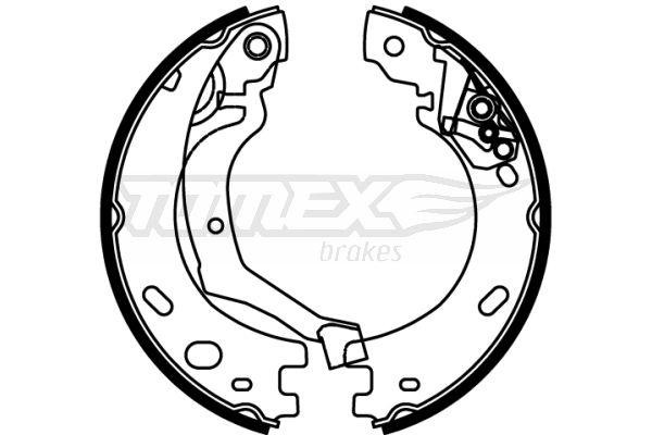 TOMEX BRAKES Комплект тормозных колодок TX 22-22